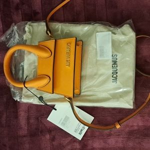 Jacquemus orange le Chiquito bag NWT